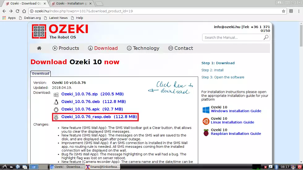 download the latest ozeki 10
